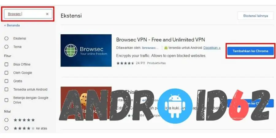 Cara Membuka Situs Yang Diblokir Internet Positif di Google Chrome Dengan Browsec VPN