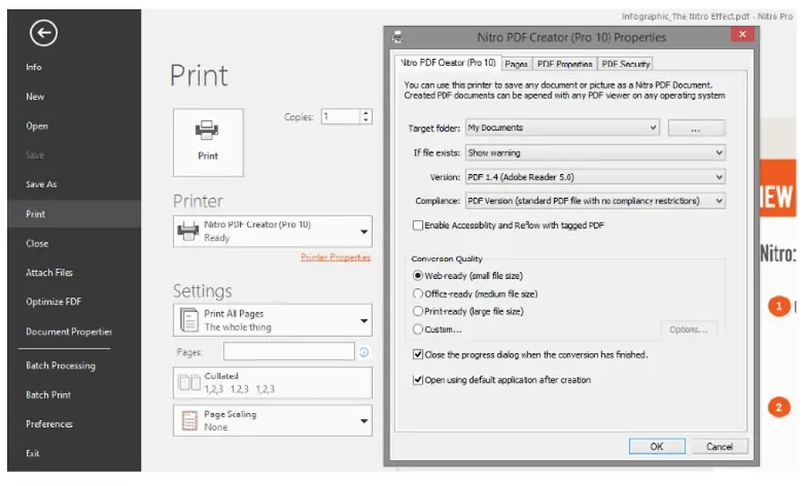 Cara Kompres PDF Dengan Nitro PDF