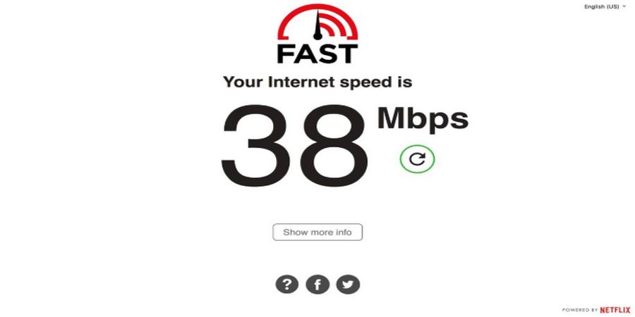 Cara cek kecepatan internet dengan Fast