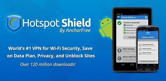 Aplikasi VPN Android Unlimited Hotspot Shield