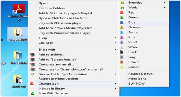 cara merubah warna folder pada windows 8
