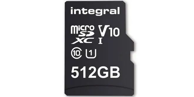 microSD Integral 512GB microSDXC Class 10
