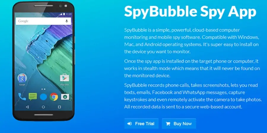 Aplikasi Sadap WA Terbaik - SpyBubble