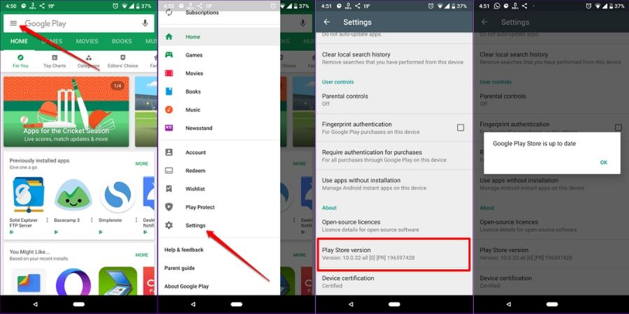 Cara Update Google Play Service dari Google Play Store