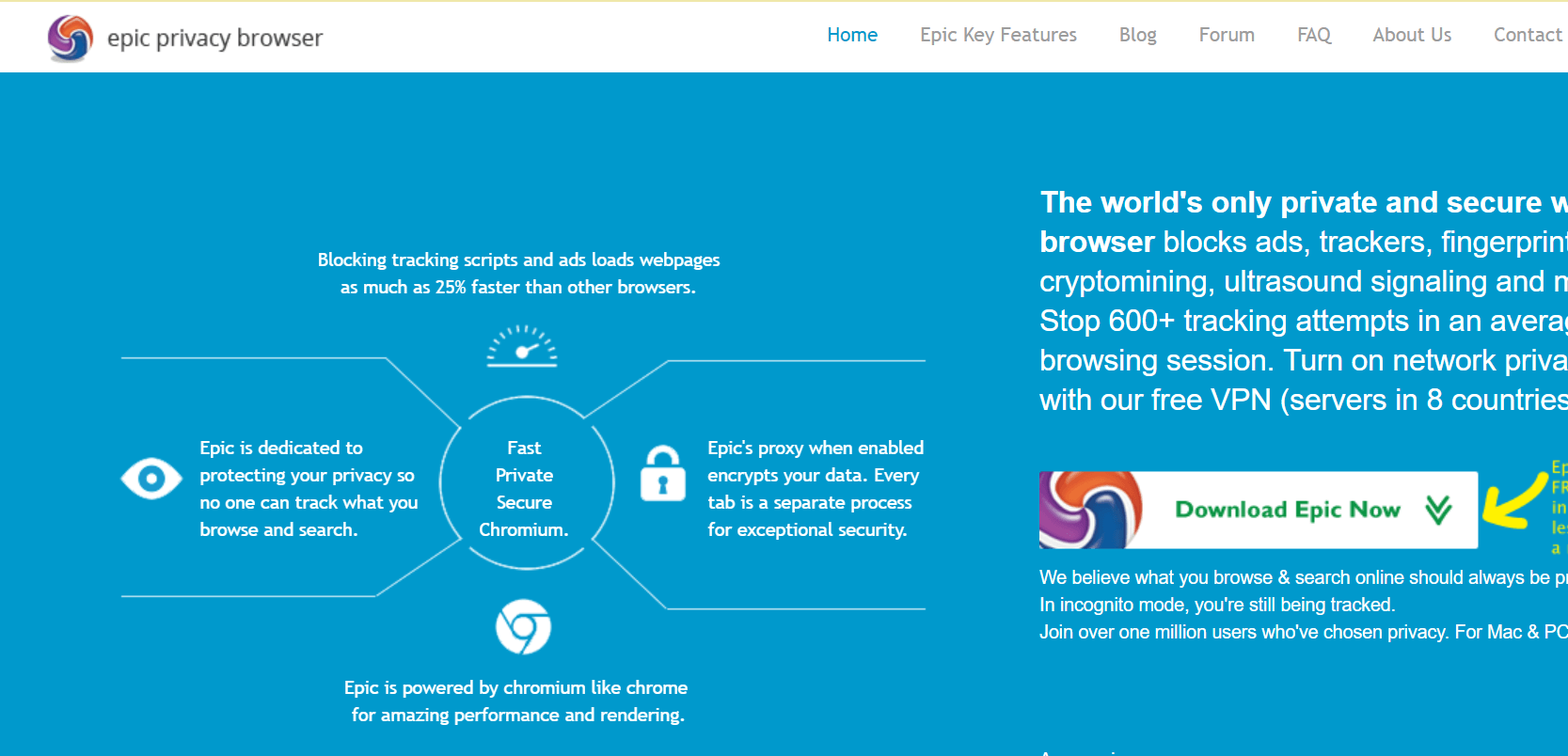 Epic Privacy Browser